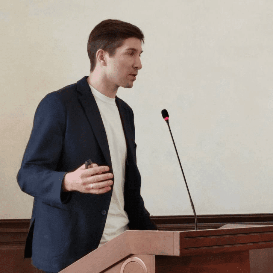 Максим Викторович на ученом совете Президентской академии